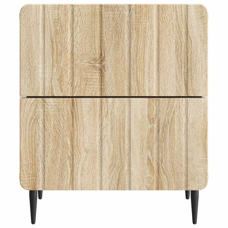 Dulap de noapte 2 buc. Stejar Sonoma 43 x 34,5 x 49,5 cm