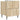 Dulap de noapte 2 buc. Stejar Sonoma 43 x 34,5 x 49,5 cm