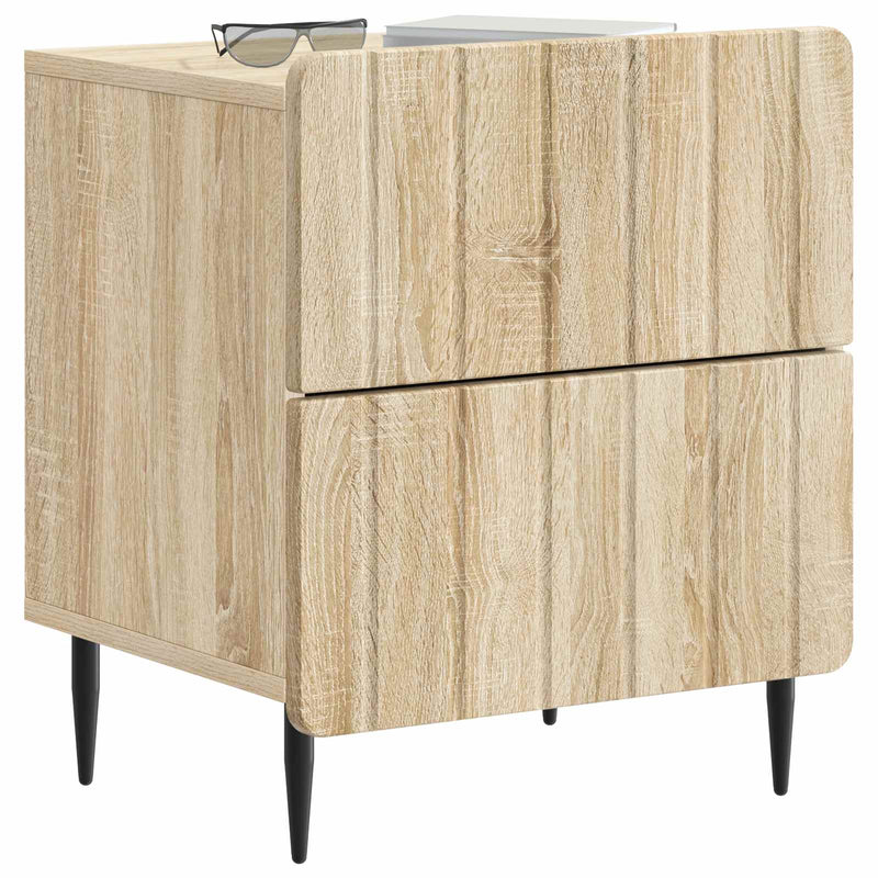 Dulap de noapte 2 buc. Stejar Sonoma 43 x 34,5 x 49,5 cm