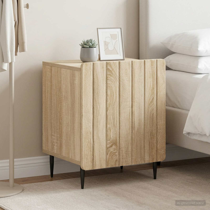 Dulap de noapte 2 buc. Stejar Sonoma 43 x 34,5 x 52 cm