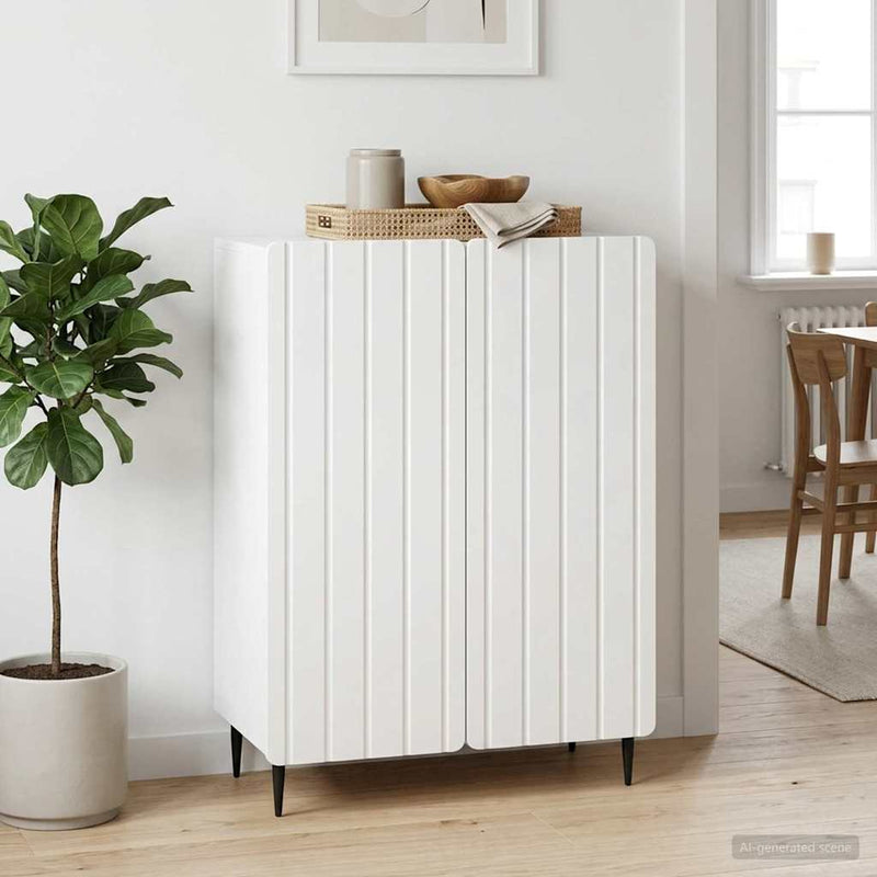 Bufet Alb 66 x 34,5 x 92 cm Lemn prelucrat
