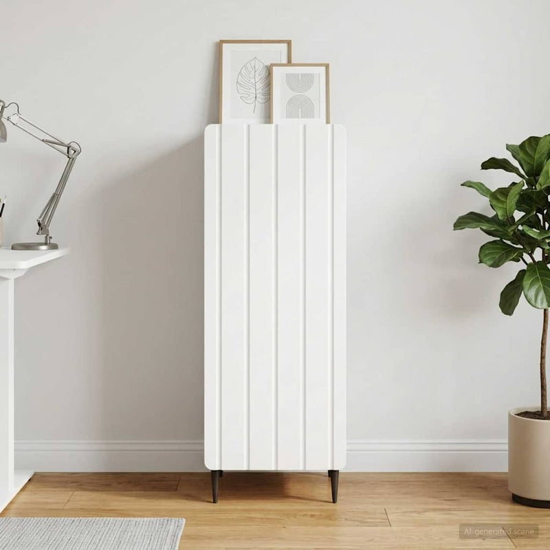 Bufet Alb 34,5 x 33 x 92 cm Lemn prelucrat