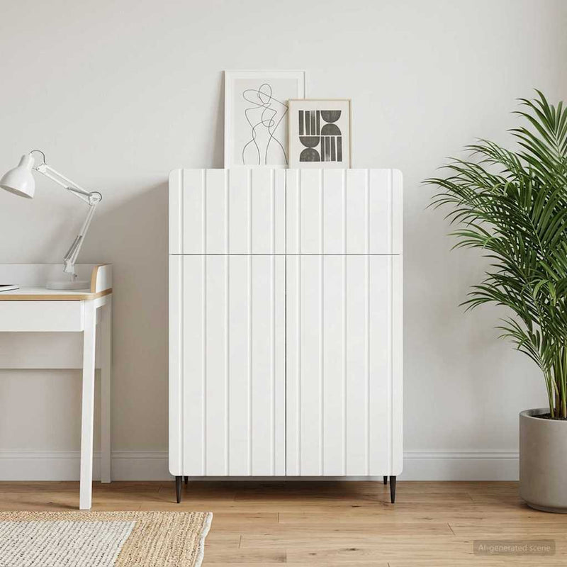 Bufet Alb 66 x 34,5 x 92 cm Lemn prelucrat