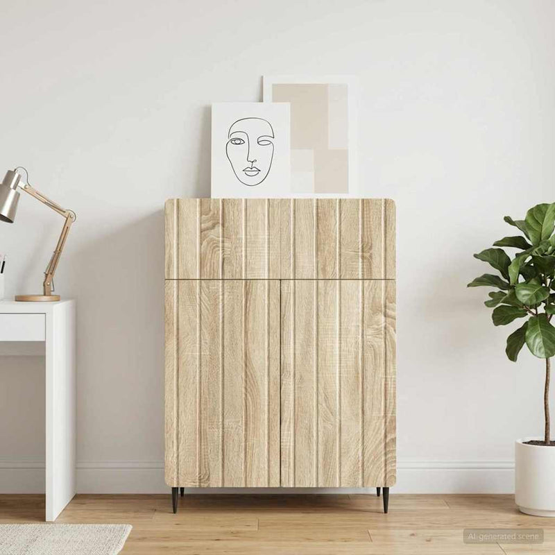 Bufet Stejar Sonoma 66 x 34,5 x 92 cm Lemn prelucrat