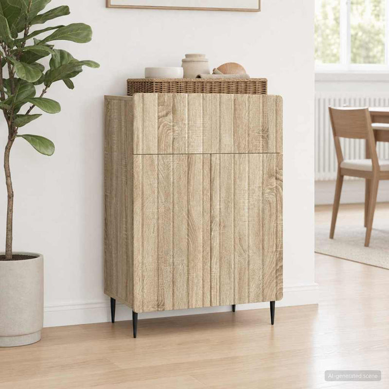 Bufet Stejar Sonoma 66 x 34,5 x 92 cm Lemn prelucrat