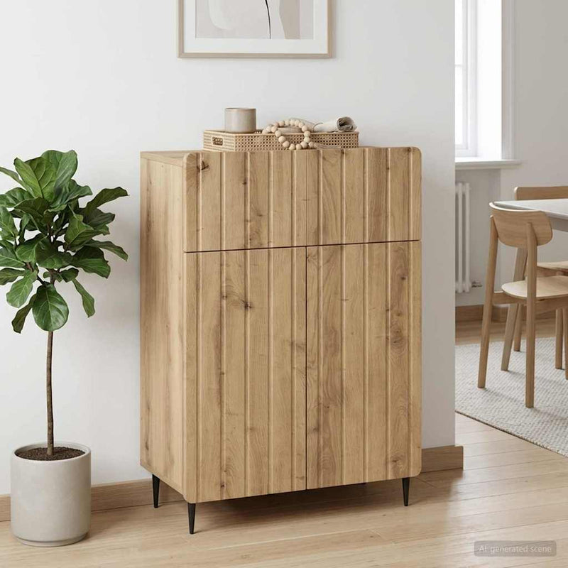 Bufet Stejar Artizanal 66 x 34,5 x 92 cm Lemn prelucrat