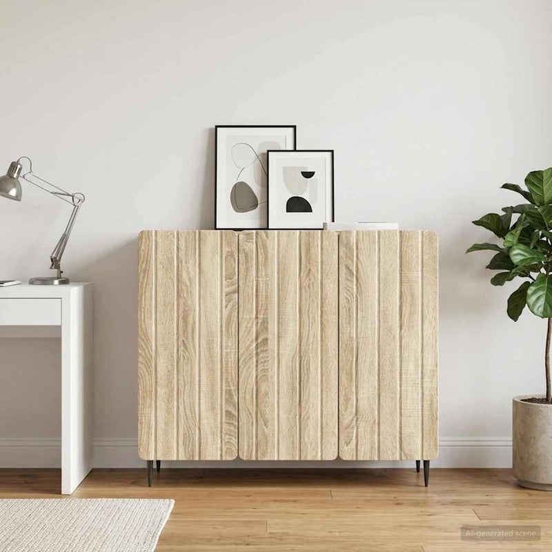 Bufet Stejar Sonoma 89 x 34,5 x 82 cm Lemn prelucrat