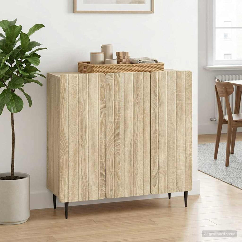 Bufet Stejar Sonoma 89 x 34,5 x 82 cm Lemn prelucrat