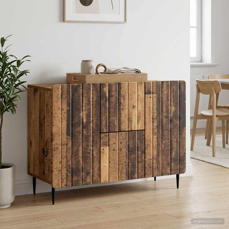 Bufet cu sertar Lemn vechi 89 x 34,5 x 62 cm Lemn prelucrat