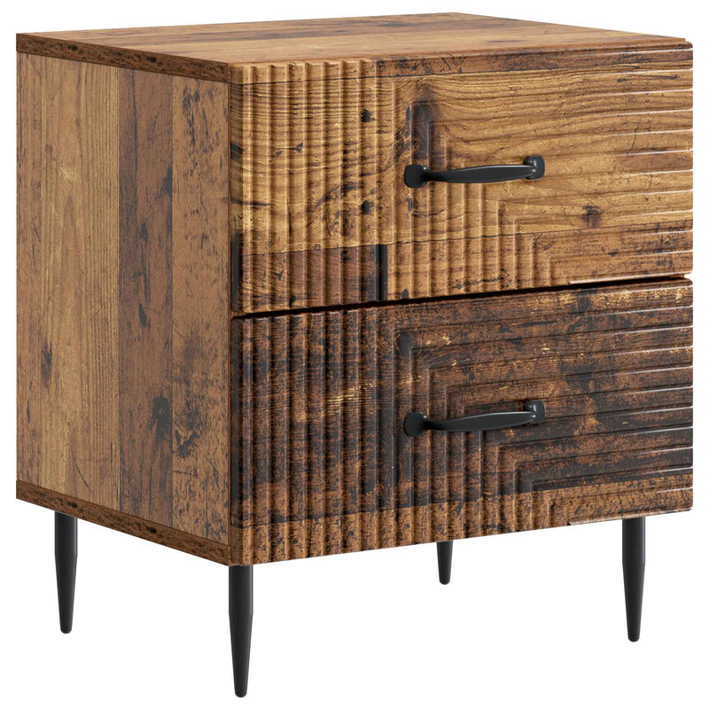 Dulap de noapte Lemn vechi 43 x 34,5 x 47,5 cm Lemn prelucrat