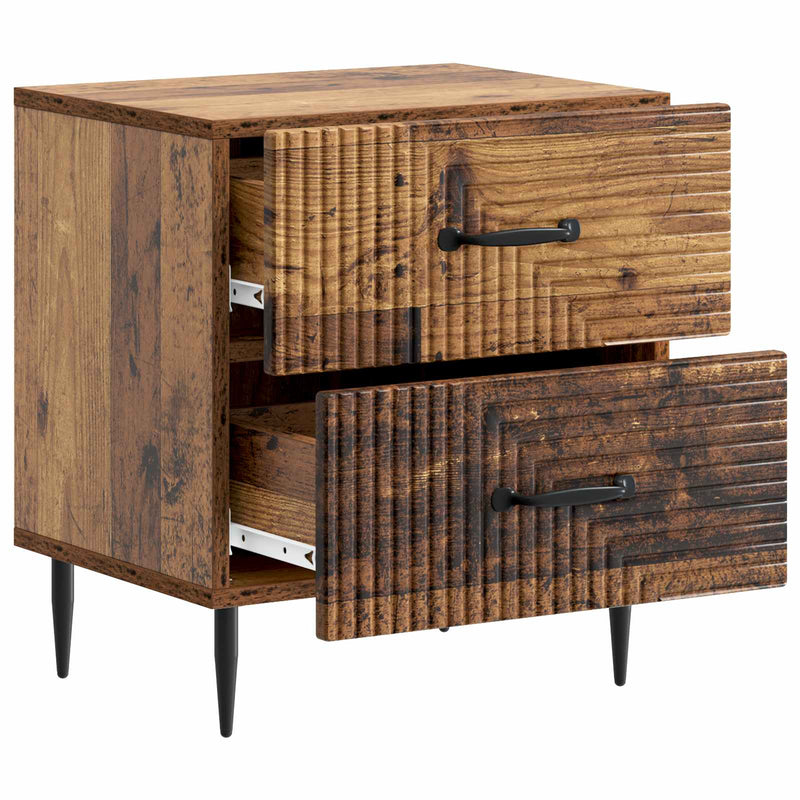 Dulap de noapte Lemn vechi 43 x 34,5 x 47,5 cm Lemn prelucrat