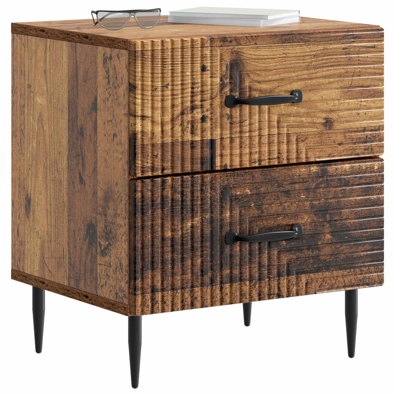 Dulap de noapte Lemn vechi 43 x 34,5 x 47,5 cm Lemn prelucrat