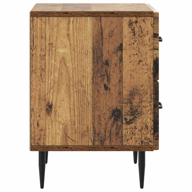 Dulap de noapte Lemn vechi 43 x 34,5 x 47,5 cm Lemn prelucrat