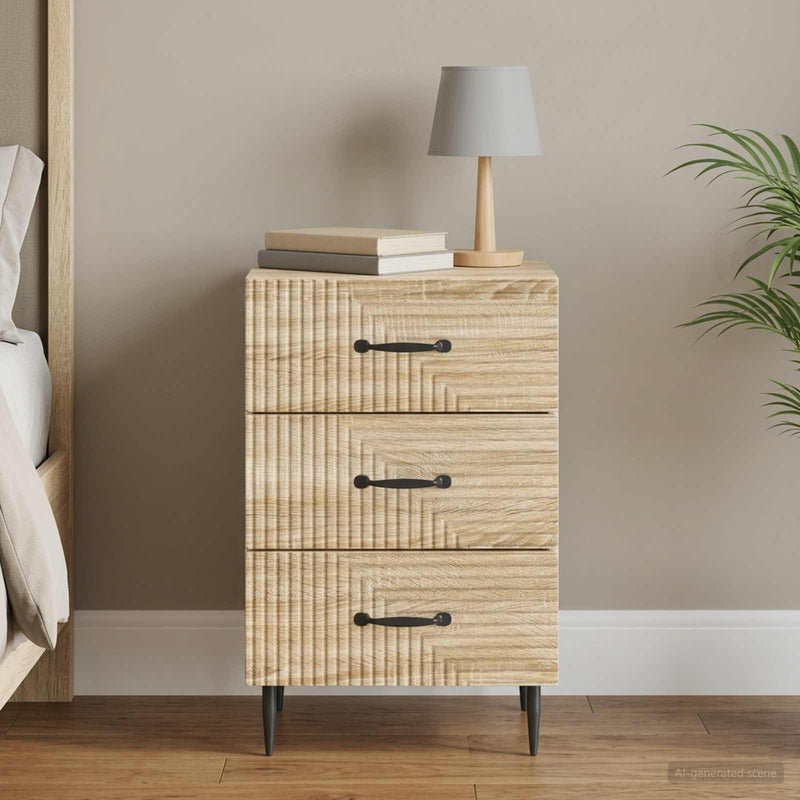 Dulap de noapte Stejar Sonoma 43 x 41 x 66,5 cm Lemn prelucrat