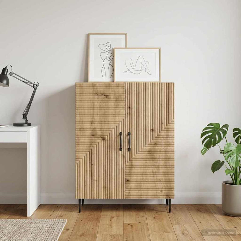 Bufet Stejar Artizanal 66 x 34,5 x 89,5 cm Lemn prelucrat