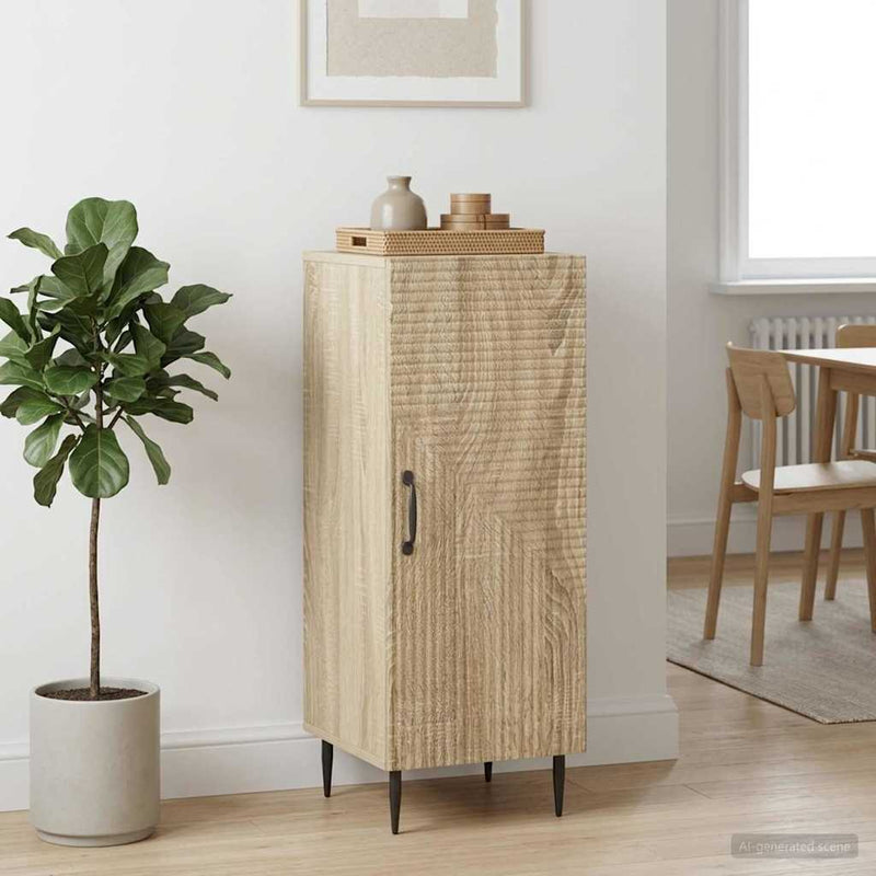 Bufet Stejar Sonoma 33 x 34,5 x 89,5 cm Lemn prelucrat
