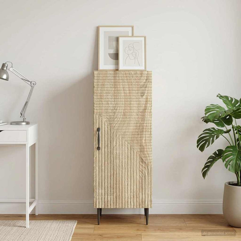 Bufet Stejar Sonoma 33 x 34,5 x 89,5 cm Lemn prelucrat