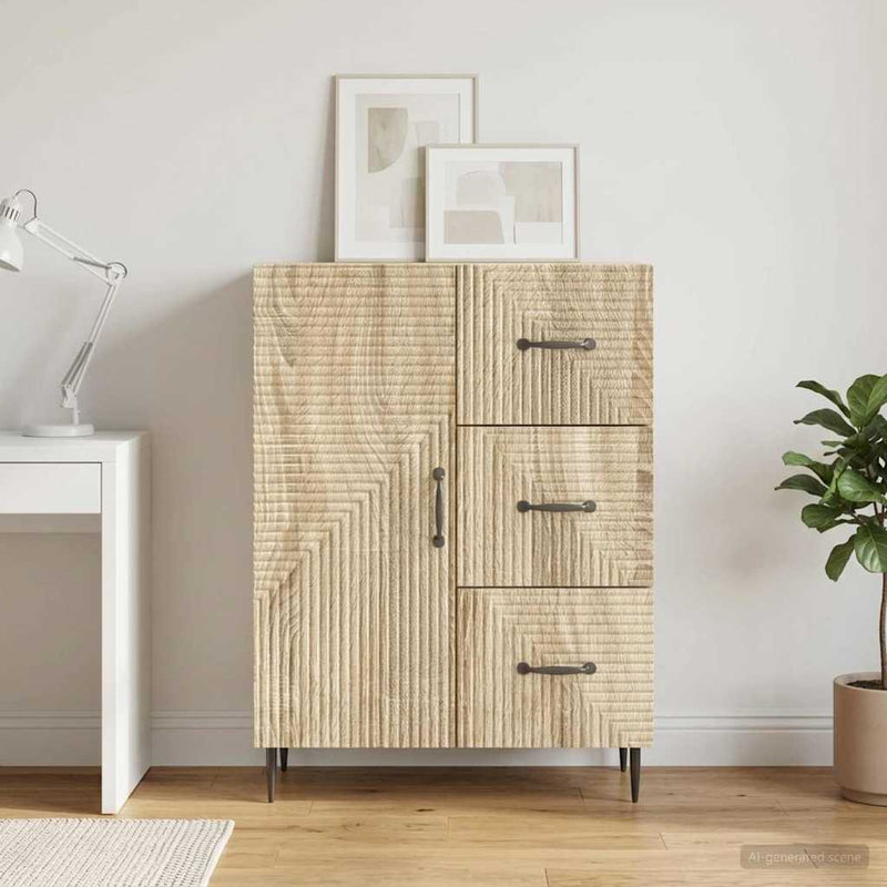 Bufet Stejar Sonoma 66 x 34,5 x 89,5 cm Lemn prelucrat