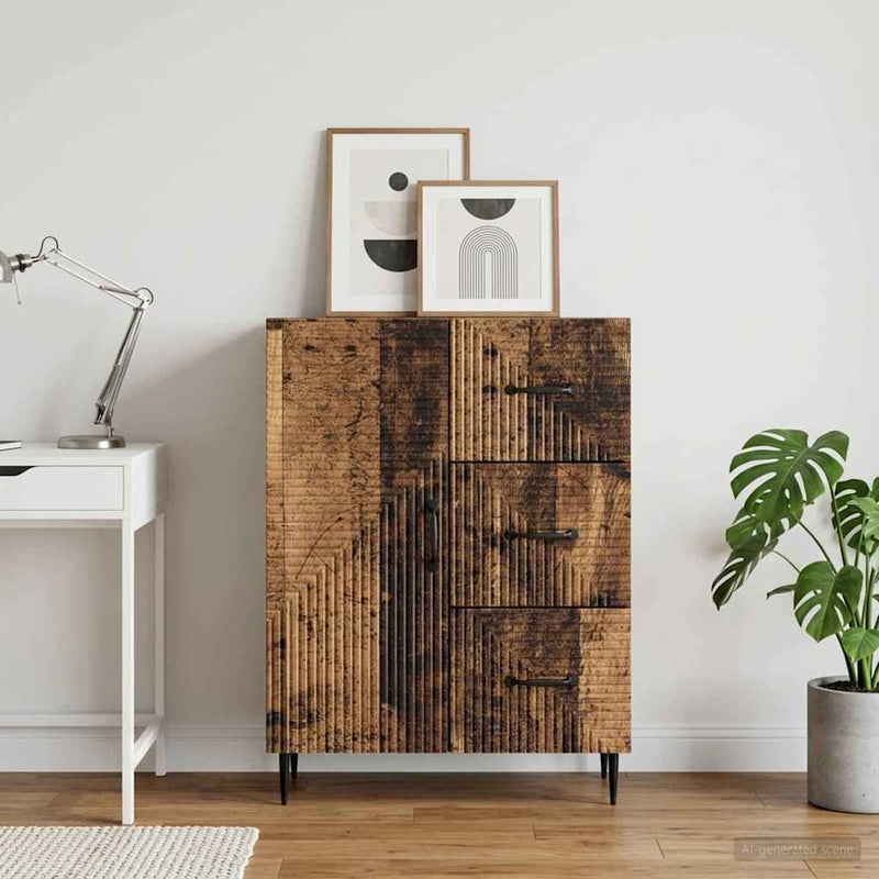 Bufet cu sertar Lemn vechi 66 x 34,5 x 89,5 cm Lemn prelucrat