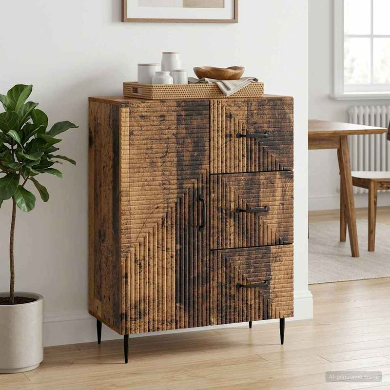 Bufet cu sertar Lemn vechi 66 x 34,5 x 89,5 cm Lemn prelucrat