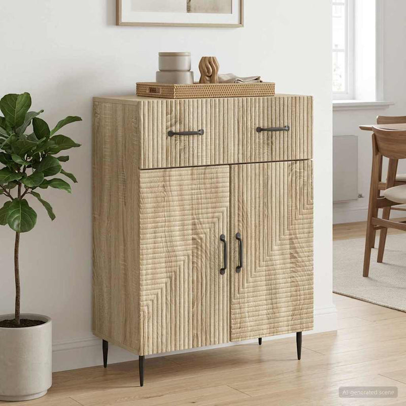 Bufet Stejar Sonoma 66 x 34,5 x 89,5 cm Lemn prelucrat