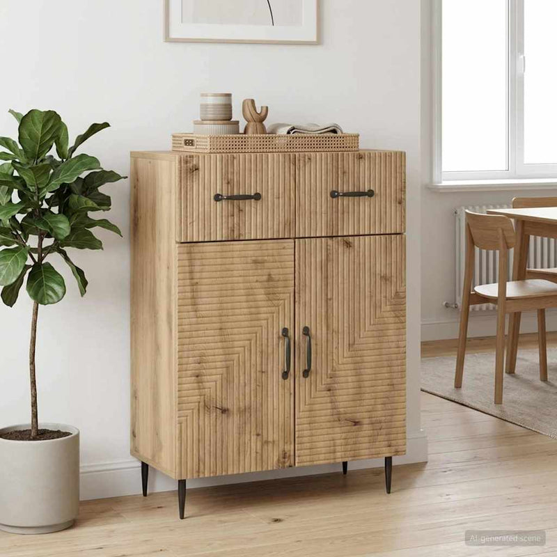 Bufet Stejar Artizanal 66 x 34,5 x 89,5 cm Lemn prelucrat