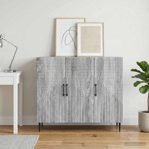 Bufet Sonoma gri 89 x 34,5 x 80 cm Lemn prelucrat