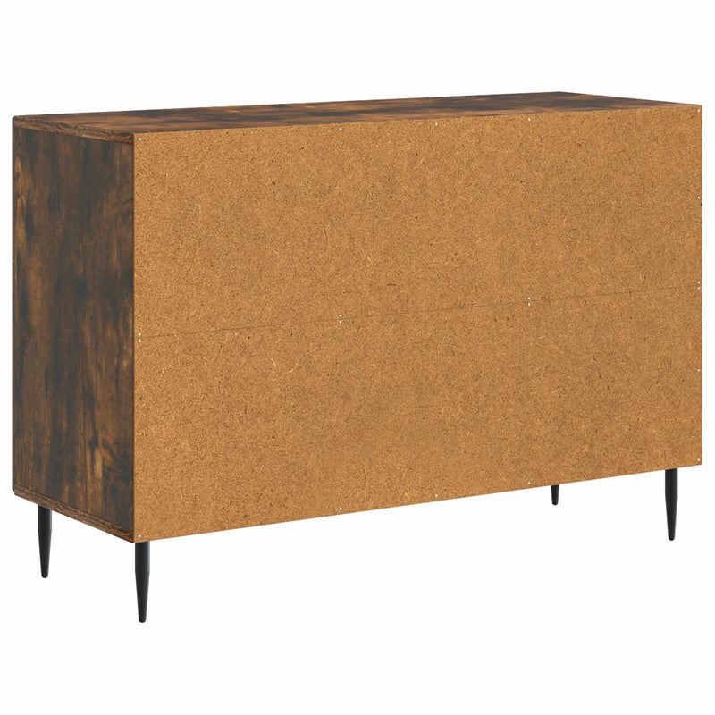 Bufet cu sertar Stejar fumuriu 89 x 34,5 x 60 cm Lemn prelucrat