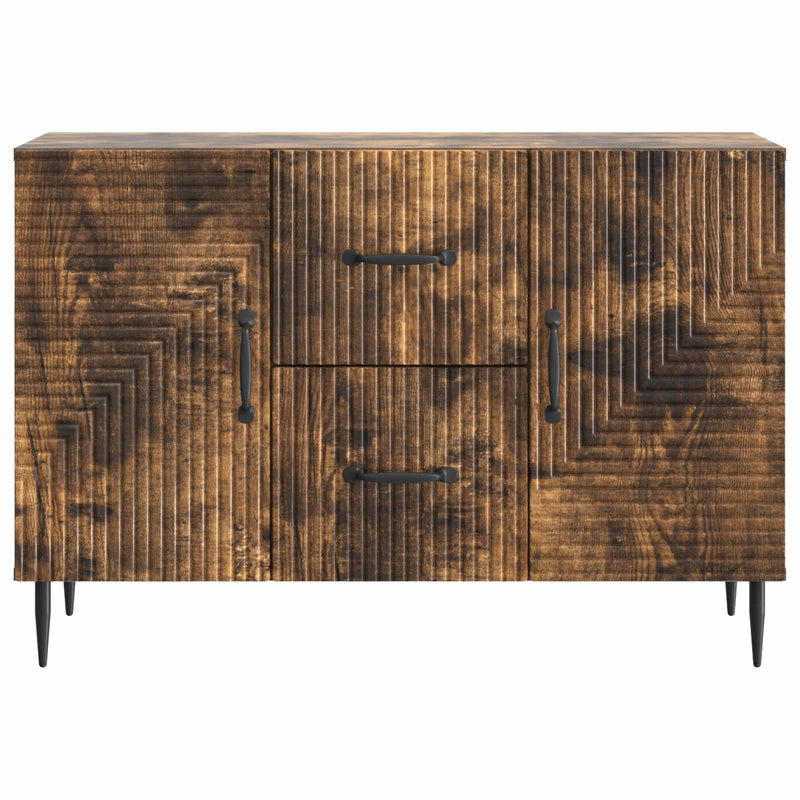 Bufet cu sertar Stejar fumuriu 89 x 34,5 x 60 cm Lemn prelucrat