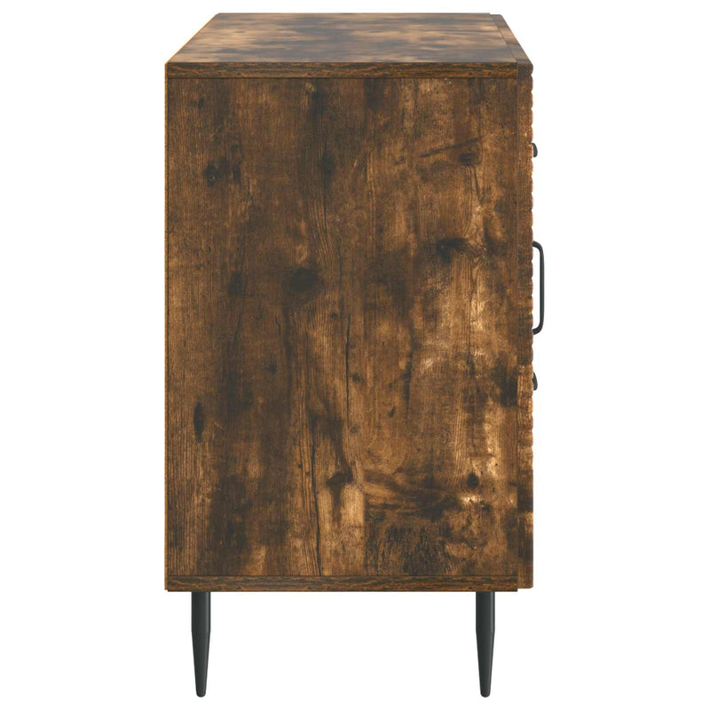 Bufet cu sertar Stejar fumuriu 89 x 34,5 x 60 cm Lemn prelucrat