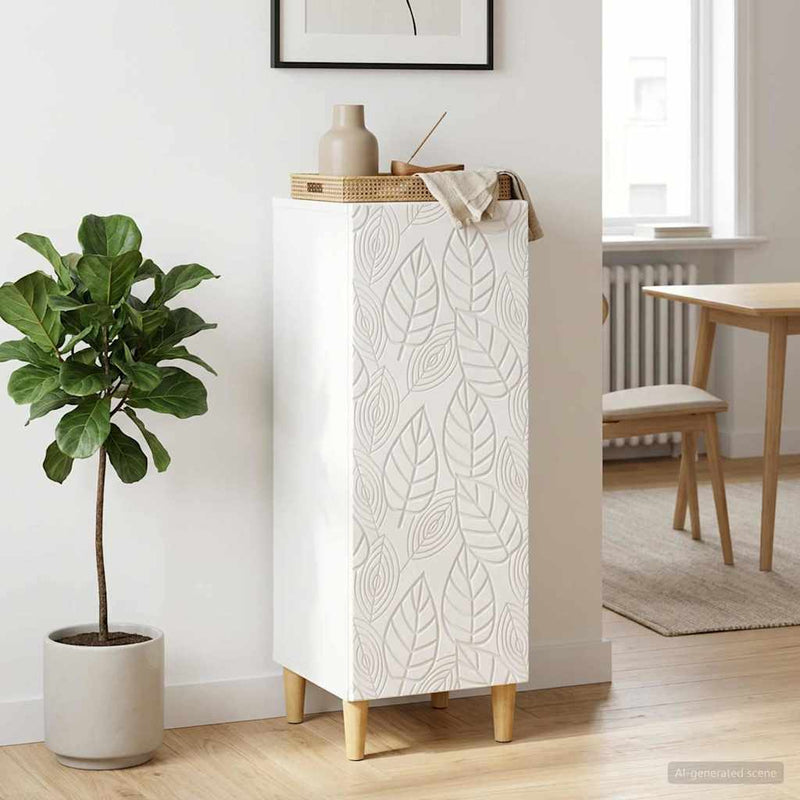 Bufet Alb 33 x 34,5 x 90 cm Lemn prelucrat