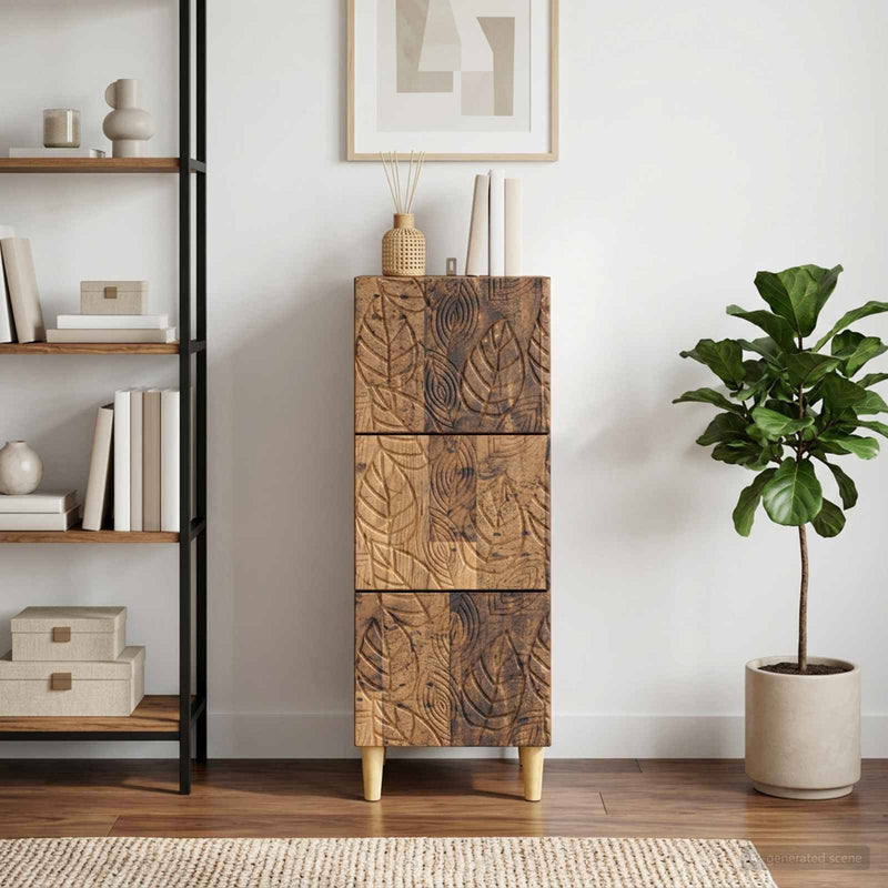 Dulap cu sertare Lemn vechi 33 x 34,5 x 90 cm Lemn prelucrat