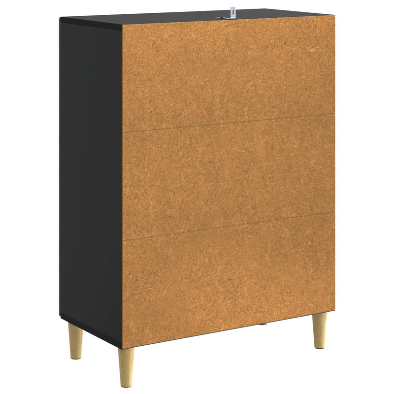 Bufet Negru 66 x 34,5 x 90 cm Lemn prelucrat