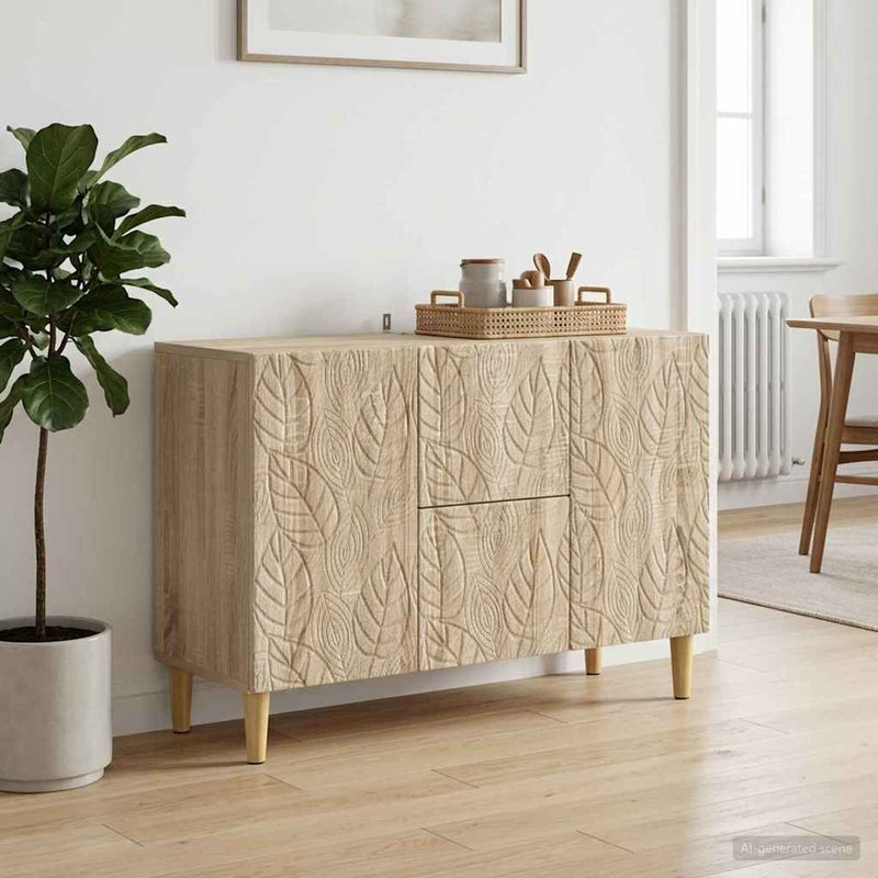 Bufet Stejar Sonoma 89 x 34,5 x 60 cm Lemn prelucrat