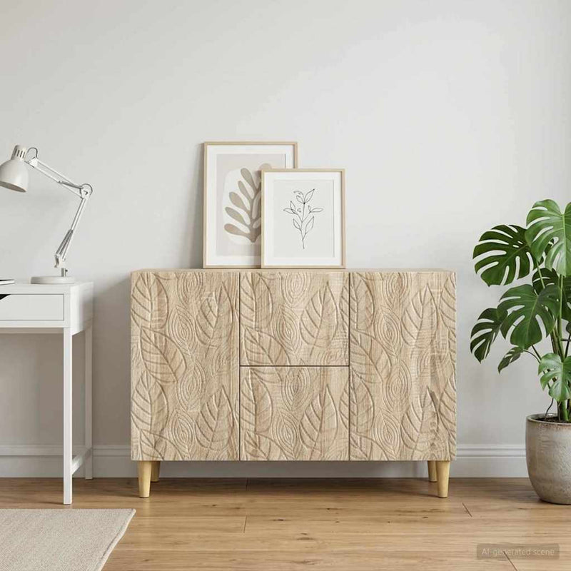 Bufet Stejar Sonoma 89 x 34,5 x 60 cm Lemn prelucrat