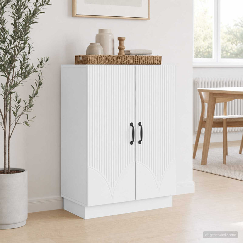 Bufet Alb 66 x 34,5 x 87 cm Lemn prelucrat