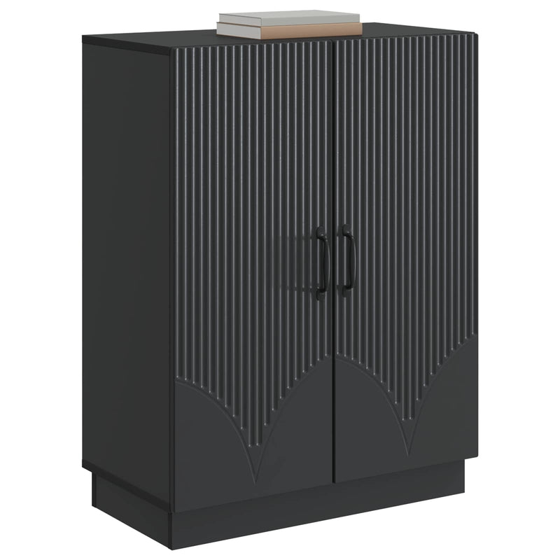 Bufet Negru 66 x 34,5 x 87 cm Lemn prelucrat