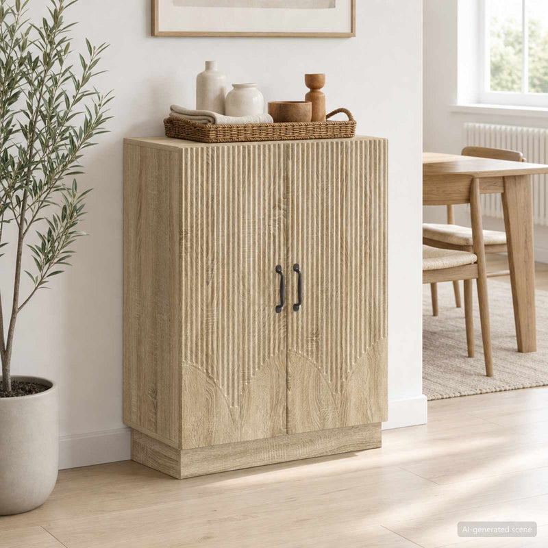 Bufet Stejar Sonoma 66 x 34,5 x 87 cm Lemn prelucrat