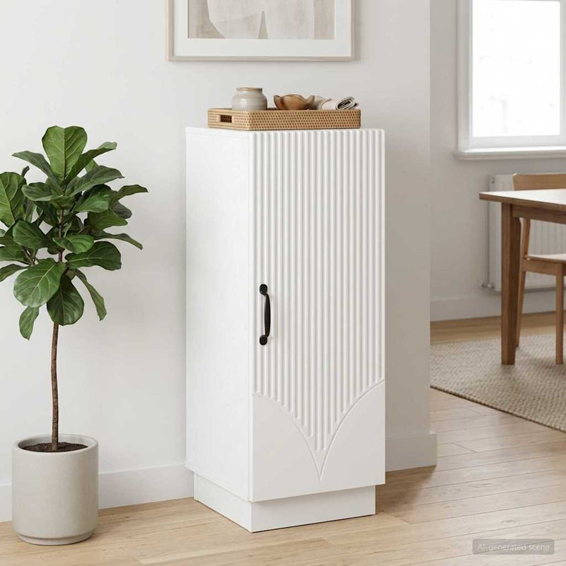 Bufet Alb 33 x 34,5 x 87 cm Lemn prelucrat