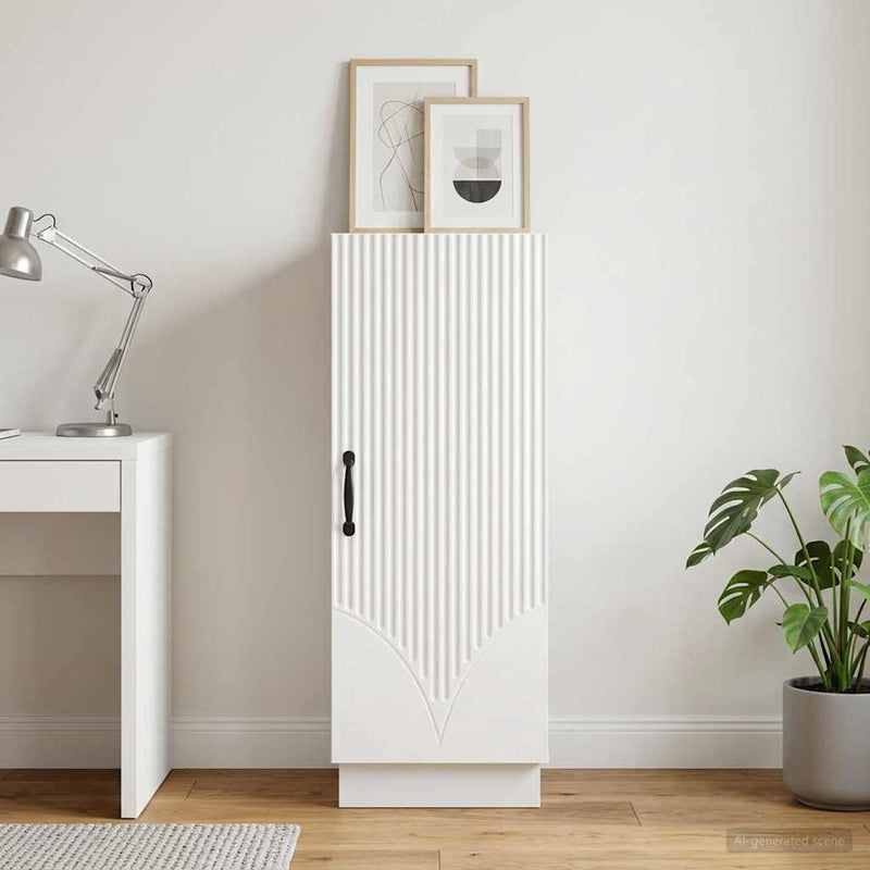 Bufet Alb 33 x 34,5 x 87 cm Lemn prelucrat