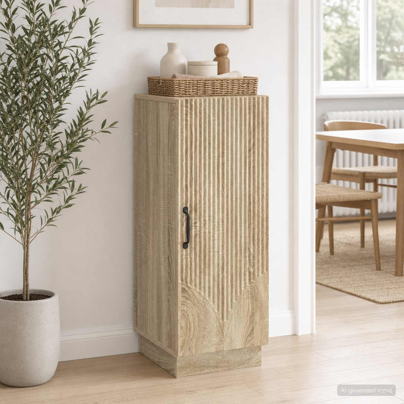 Bufet Stejar Sonoma 33 x 34,5 x 87 cm Lemn prelucrat