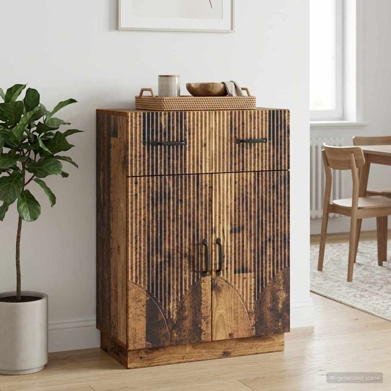 Bufet cu sertar Lemn vechi 66 x 34,5 x 87 cm Lemn prelucrat