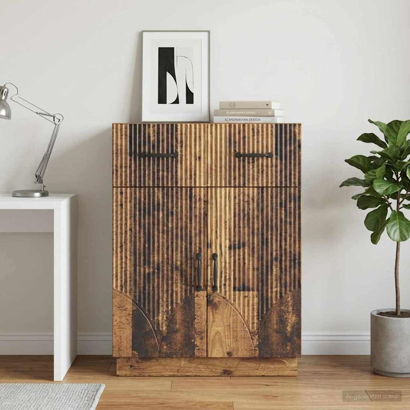 Bufet cu sertar Lemn vechi 66 x 34,5 x 87 cm Lemn prelucrat