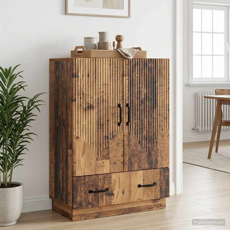 Bufet cu sertar Lemn vechi 66 x 34,5 x 92 cm Lemn prelucrat