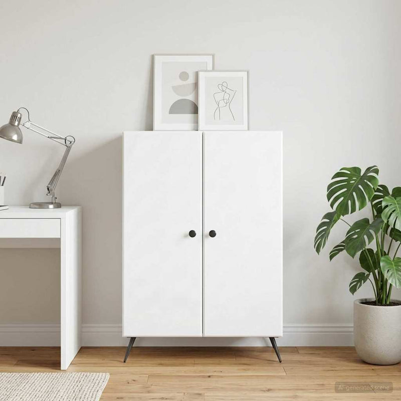Bufet Alb 66 x 34,5 x 90 cm Lemn prelucrat