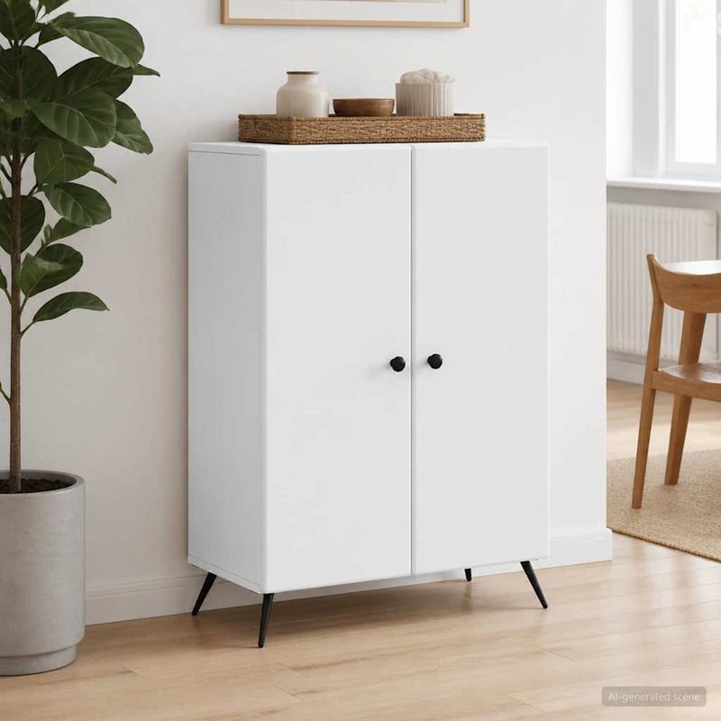 Bufet Alb 66 x 34,5 x 90 cm Lemn prelucrat