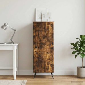 Bufet Stejar fumuriu 33 x 34,5 x 90 cm Lemn prelucrat