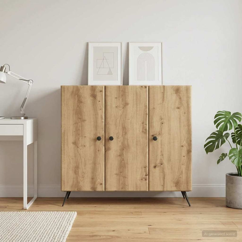 Bufet Stejar Artizanal 89 x 34,5 x 80 cm Lemn prelucrat