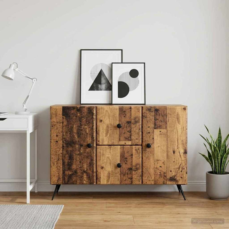 Bufet cu sertar Lemn vechi 89 x 34,5 x 60 cm Lemn prelucrat