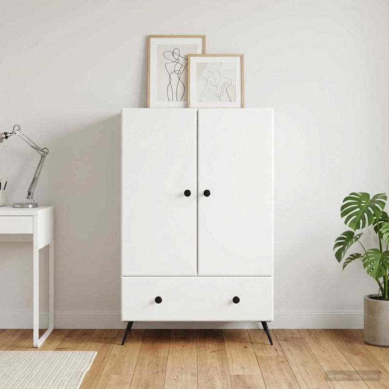 Bufet Alb 66 x 34,5 x 95 cm Lemn prelucrat